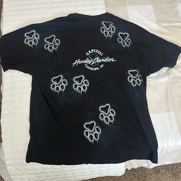Harley-Davidson Black Wolf Tee - Picture 2 of 3